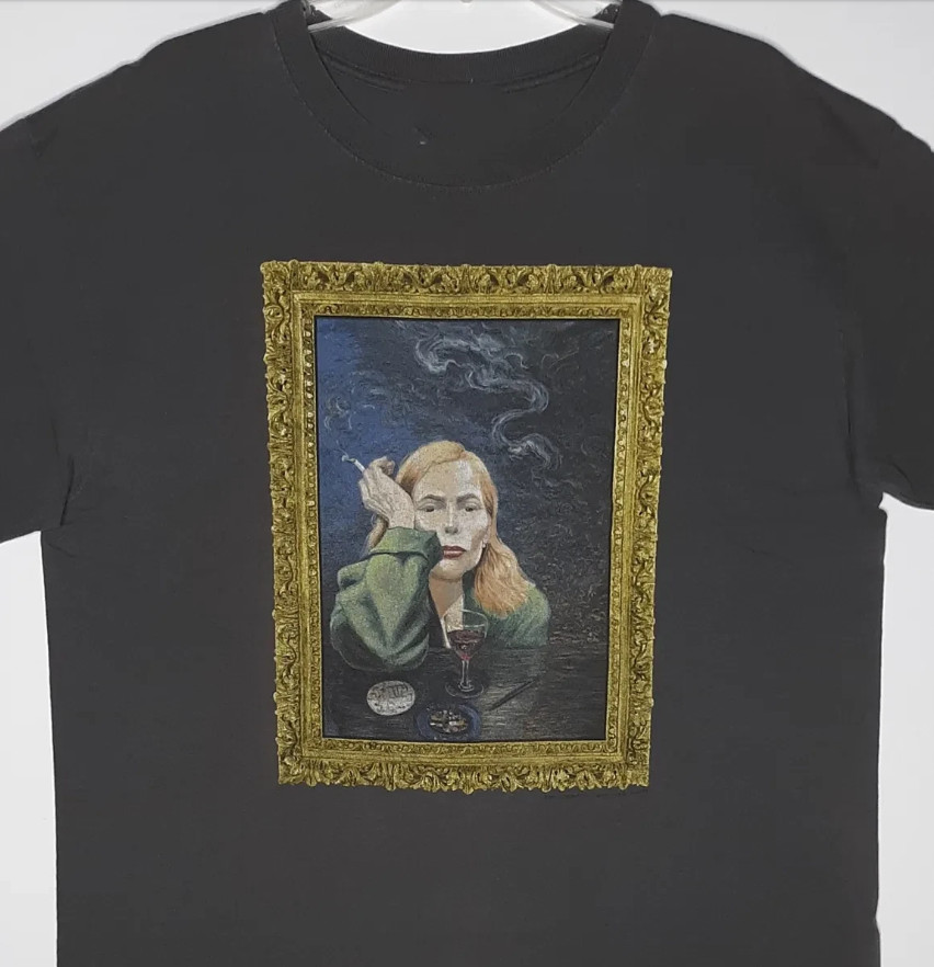 Joni Mitchell Concert Tour T-Shirt Black All Size Unisex Tee