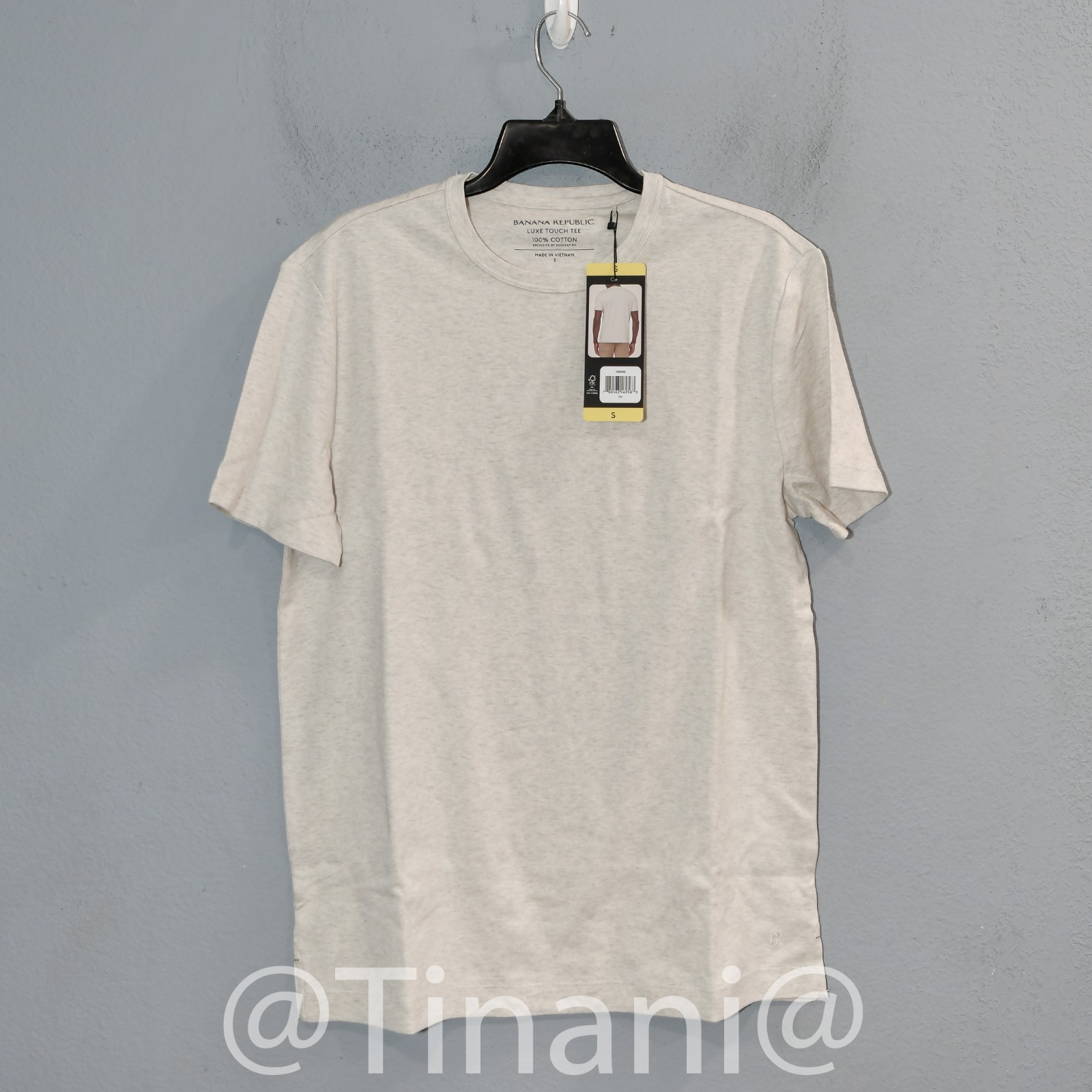 Banana Republic Men’s Luxe Touch Tee 100% Cotton Regular Fit