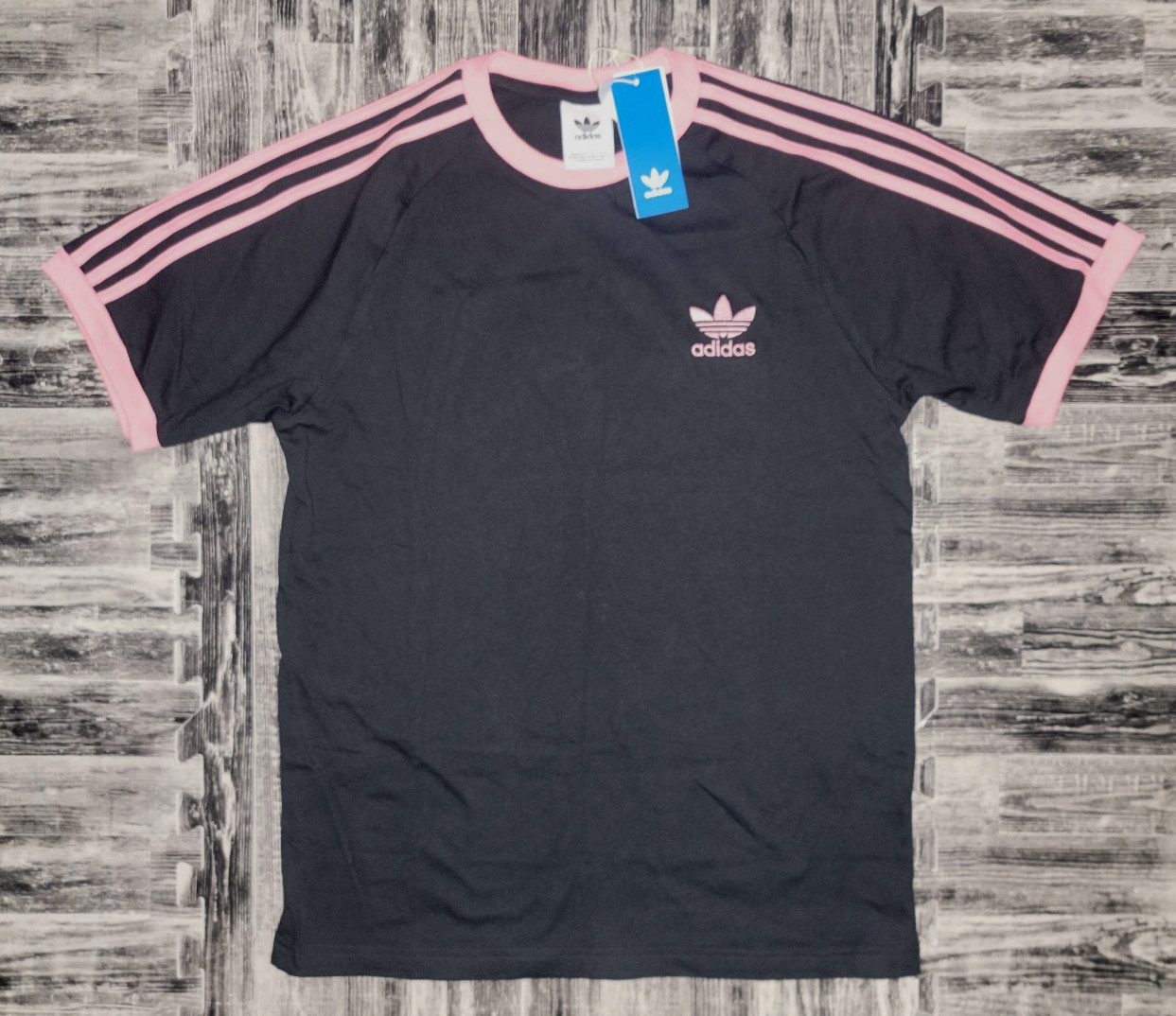 NEW MENS ADIDAS ORIGINALS 3-STRIPES CALIFORNIA TREFOIL SHIRT ~SIZE 2XL KA56 PINK