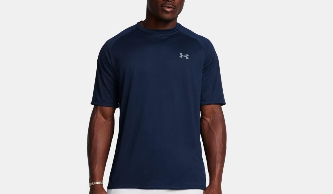NEW MENS Under Armour UA Tech Locker 2.0 T-Shirt Blue SHIRT 1360695 410 XXL