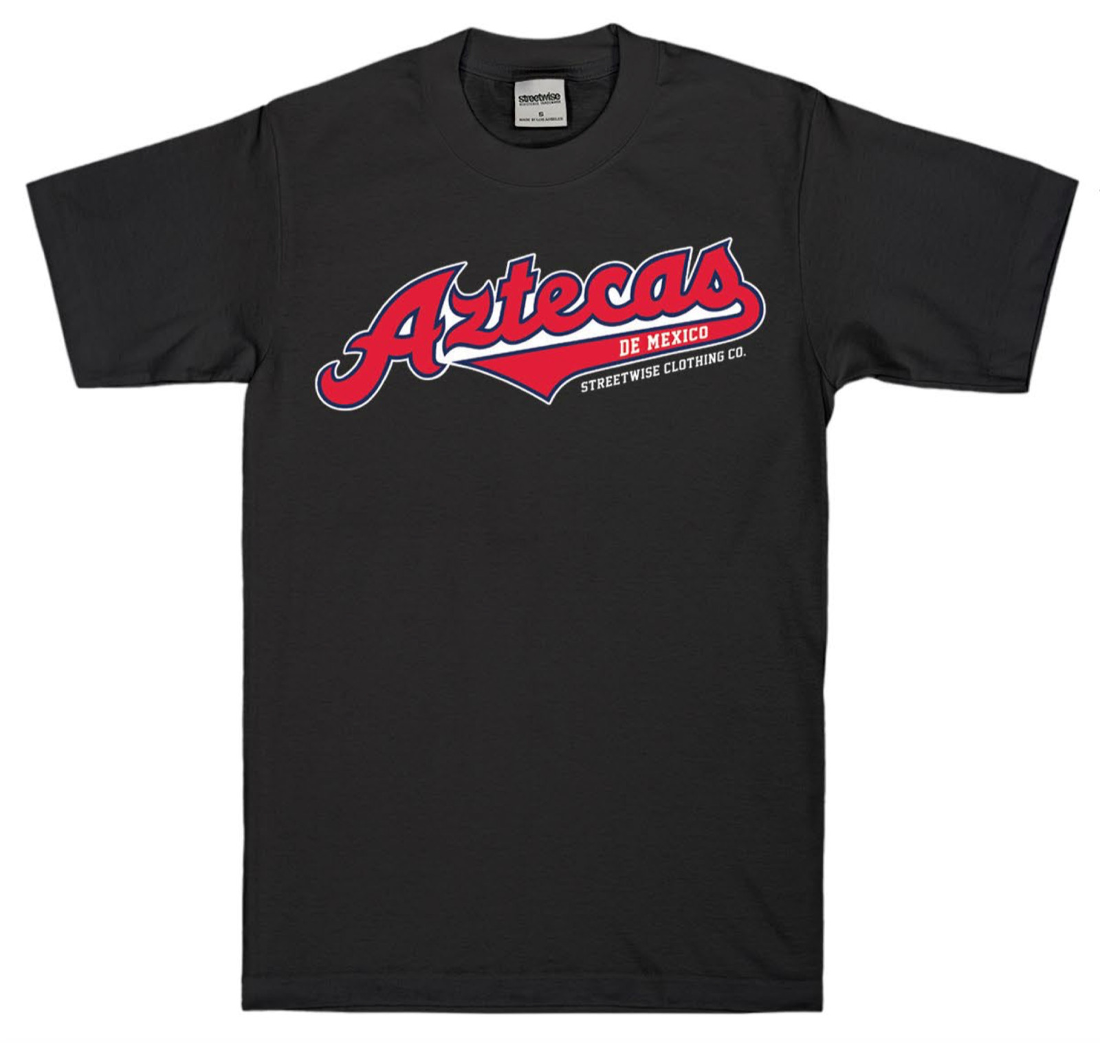 Streetwise Los Aztecas Graphic T-Shirt Black M-L-XL-2XL-3XL-4XL-5XL