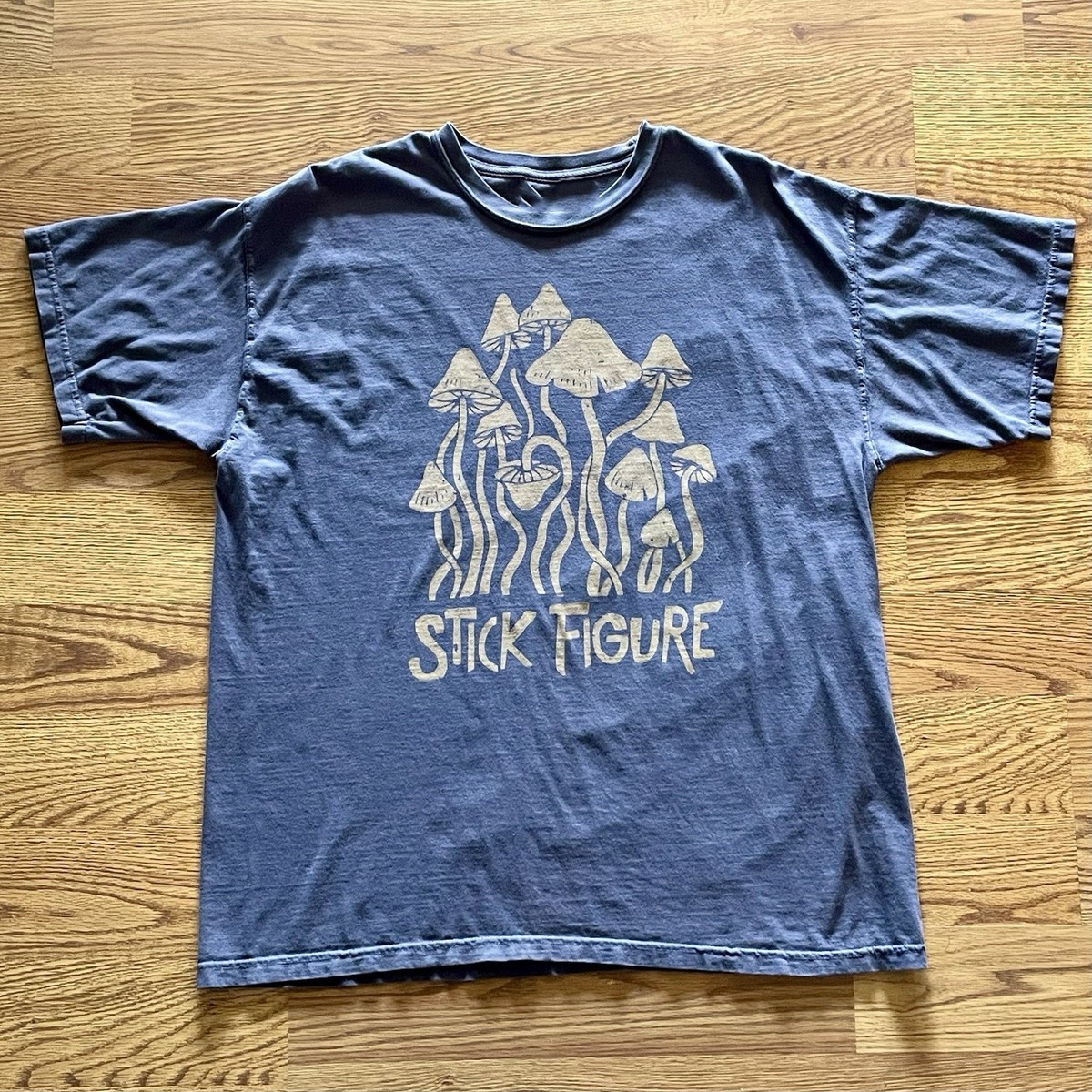 Collection Stick Figure band Navy color Gift Funny All Size Tee C59.256
