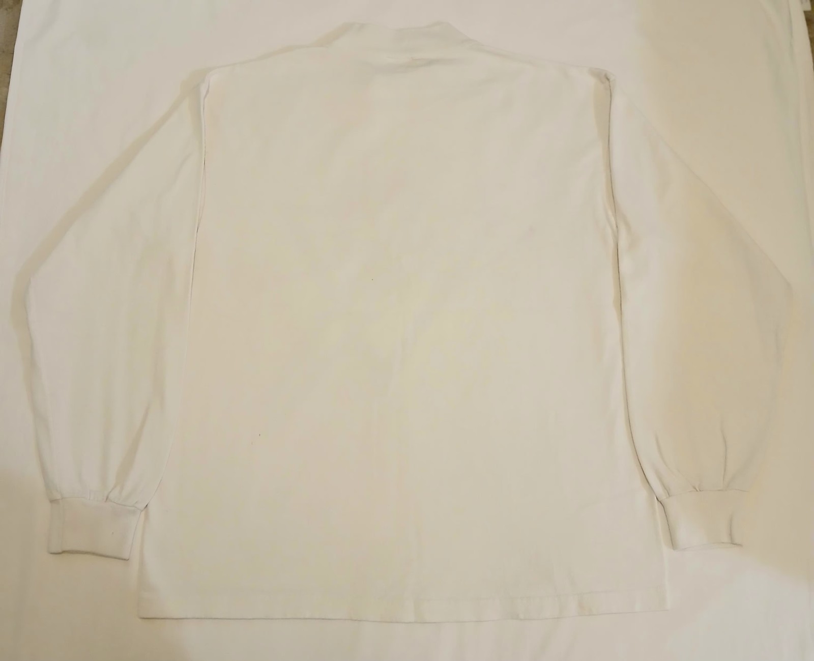 Vintage Andrew Carson T-Shirt XL Mens White High Neck Skiing Snow Sport 1991 USA