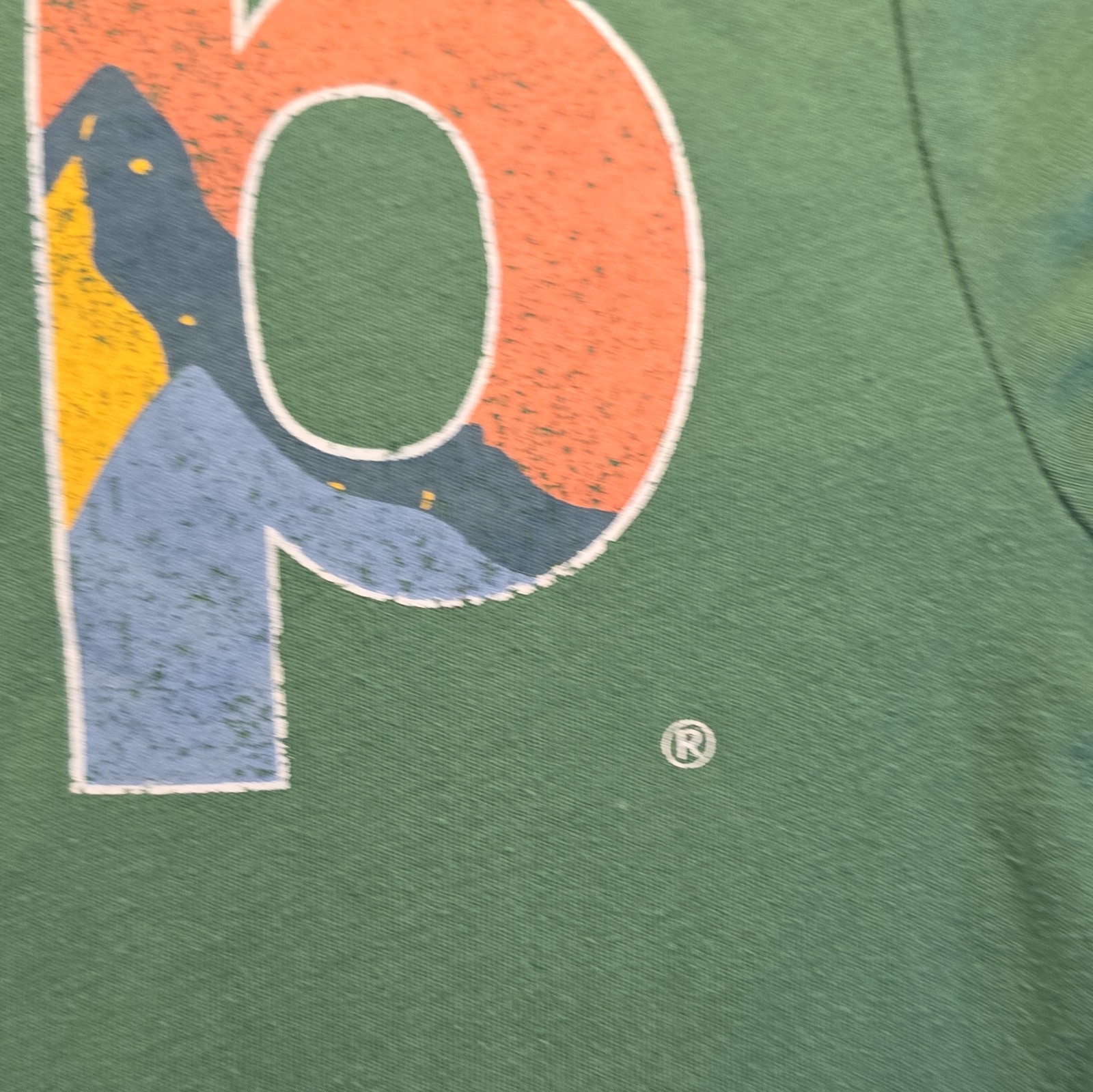 Goodfellow & Co Jeep Green Graphic Logo Crewneck Short Sleeve Tee Men’s M