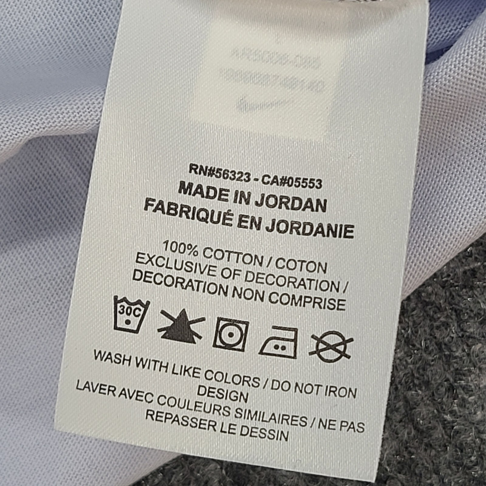 Nike Shirt Mens Large Blue Football Grey White Just Do It Cotton New Tee 55