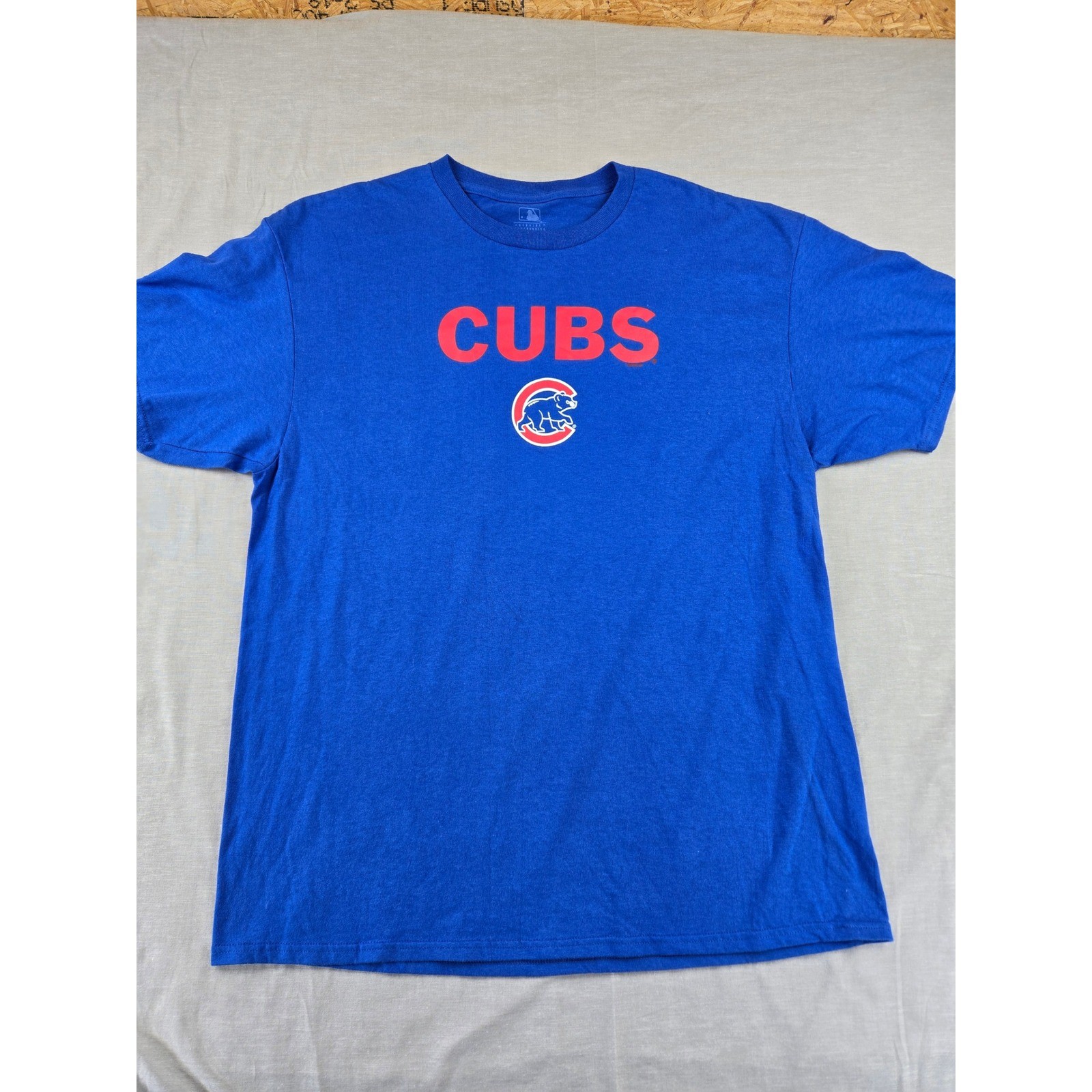MLB Genuine Merchandise Chicago Cubs Royal Blue Graphic T-Shirt Mens XL 2131