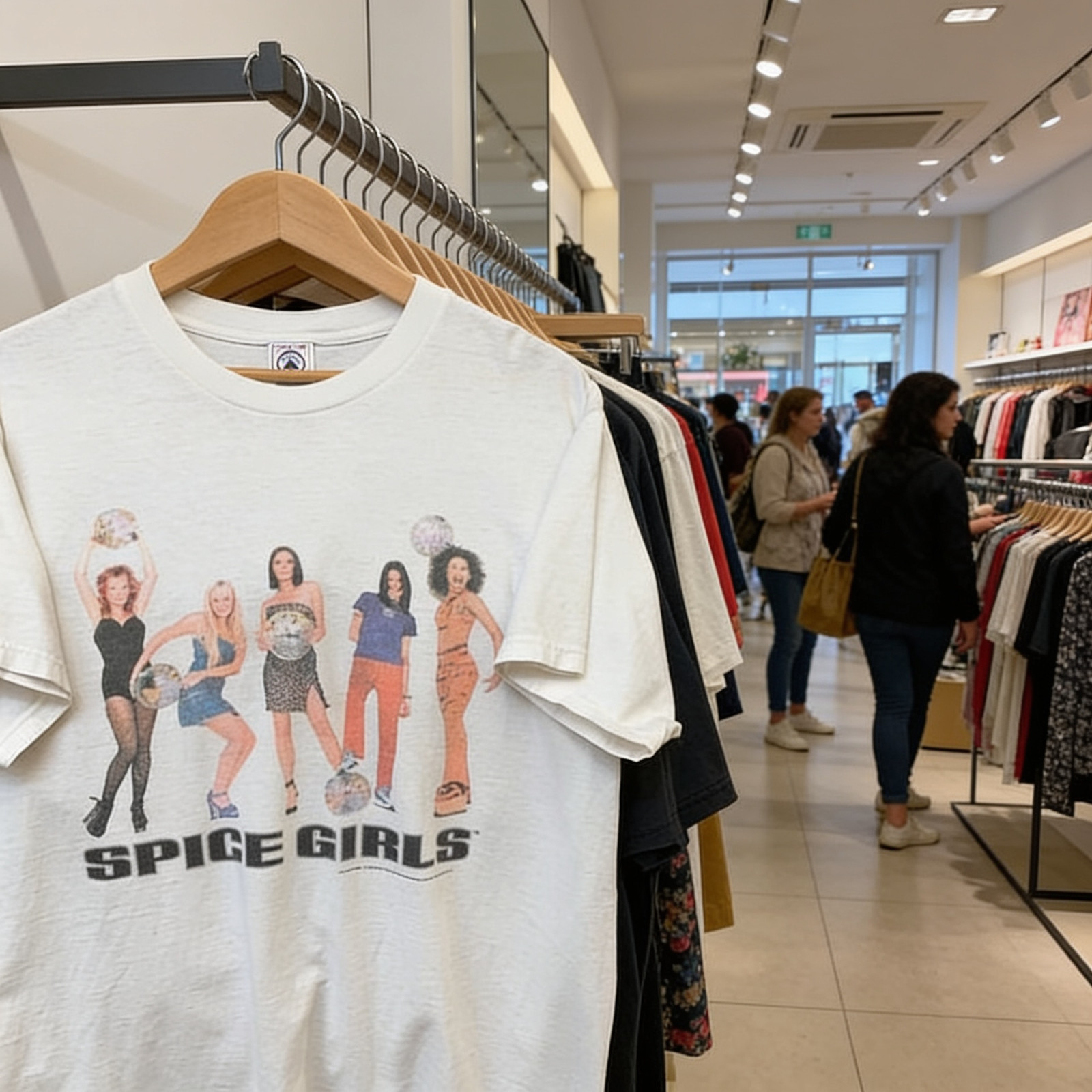 90s Spice Girls T-Shirt rare design classic style Men Women tee