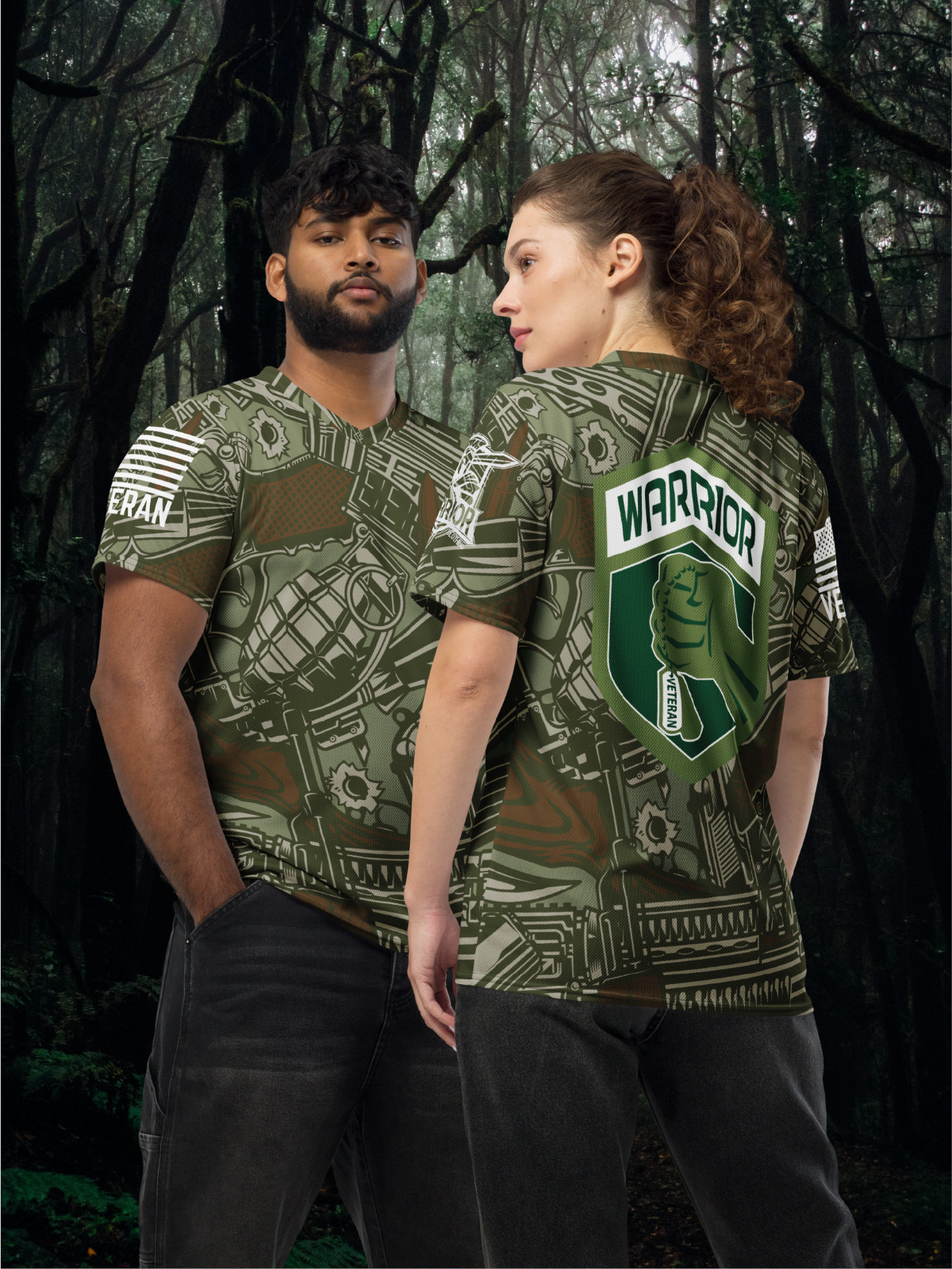 Warrior Recycled unisex sports jersey
