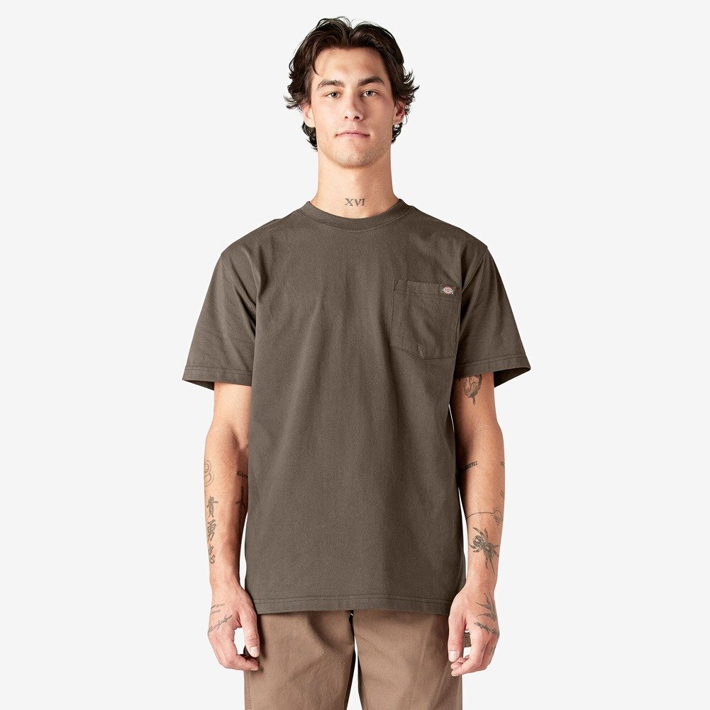 Dickies Men’s T-Shirt Short Sleeve Heavyweight Pocket Relaxed Fit T-Shirt