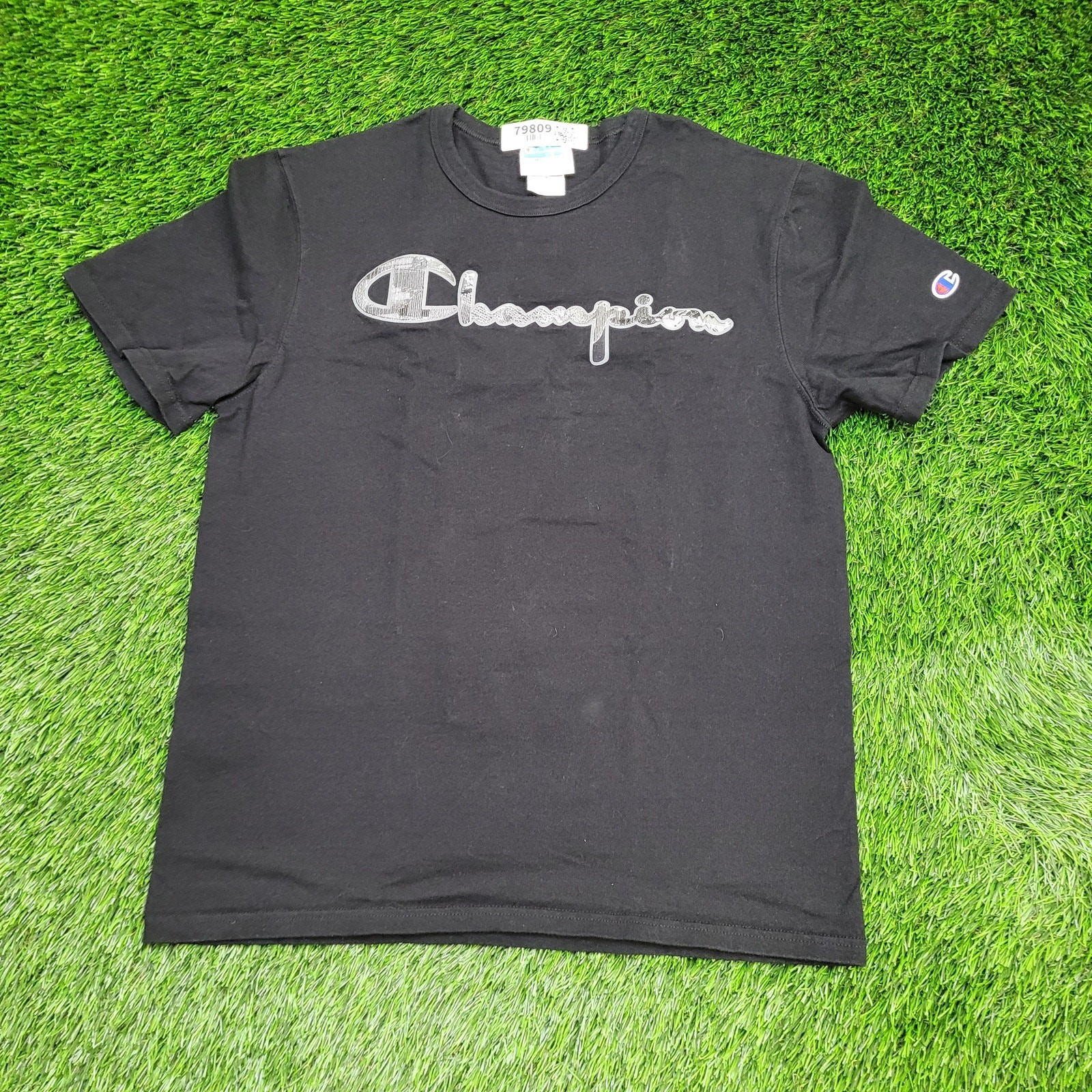 Champion Shirt Medium 20×26 Script Embroidered