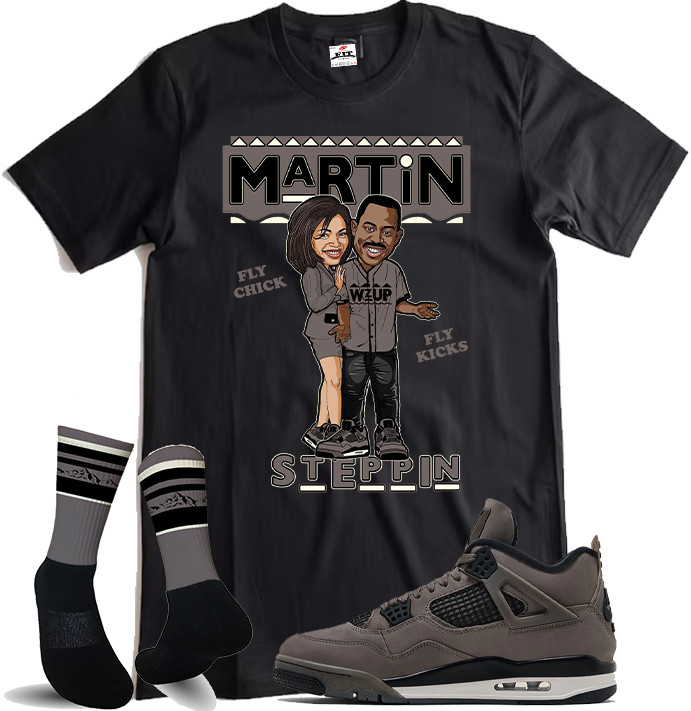 We Will Fit shirt to match Jordan 4 Cave stone grey black gray