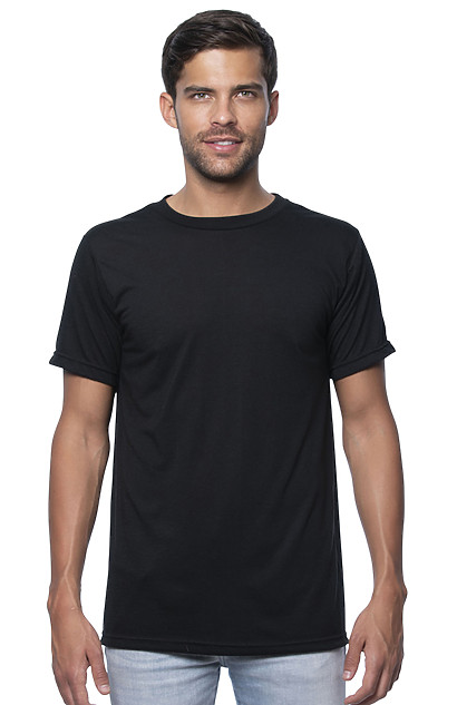Blank Made in USA Bamboo/ Organic Cotton T-Shirt Black