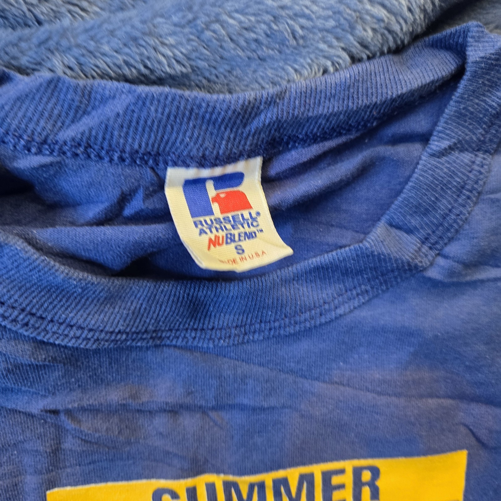 VTG Lowpoint Washburn Summer Ball Baseball Tee #20 S Made in USA