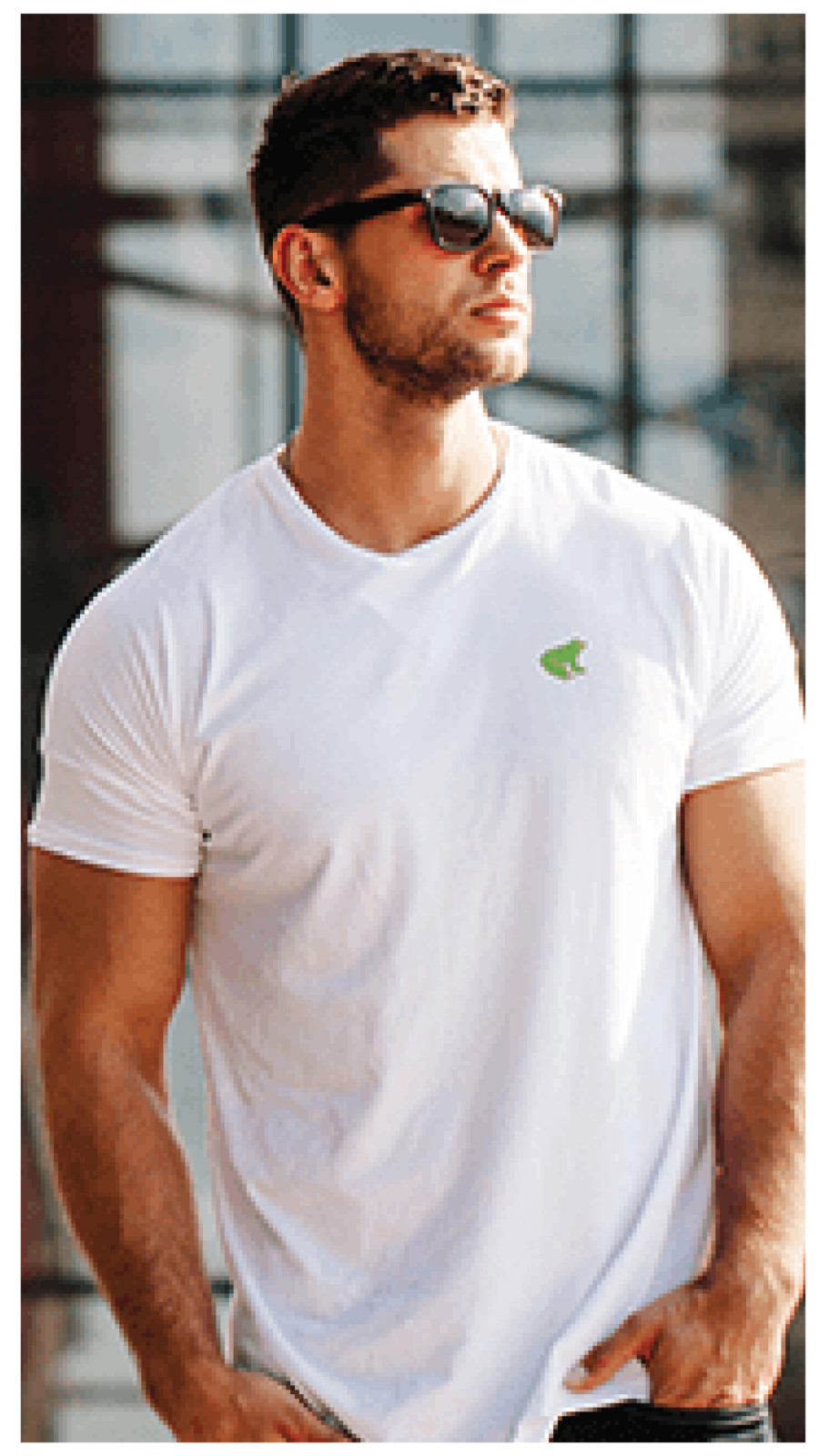mens white t shirts with babfrog logo, S,M,L,XL,XXL,XXXL