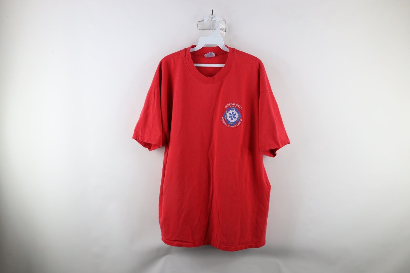 Vtg 90s Mens 2XL Spell Out General Mills Toledo Emergency Response Team T-Shirt