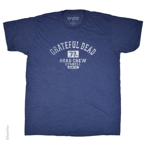 GRATEFUL DEAD-ROAD CREW-CORNELL 77-TSHIRT S-M-L-XL-XXL Garcia ,Lesh, Wier, Hart