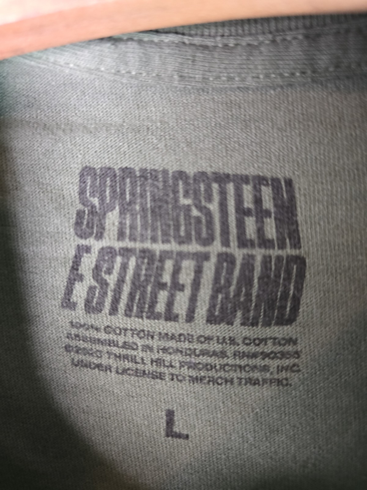 Bruce Springsteen & The E Street Band Tour 2023 Concert Car Green T-Shirt SZ L