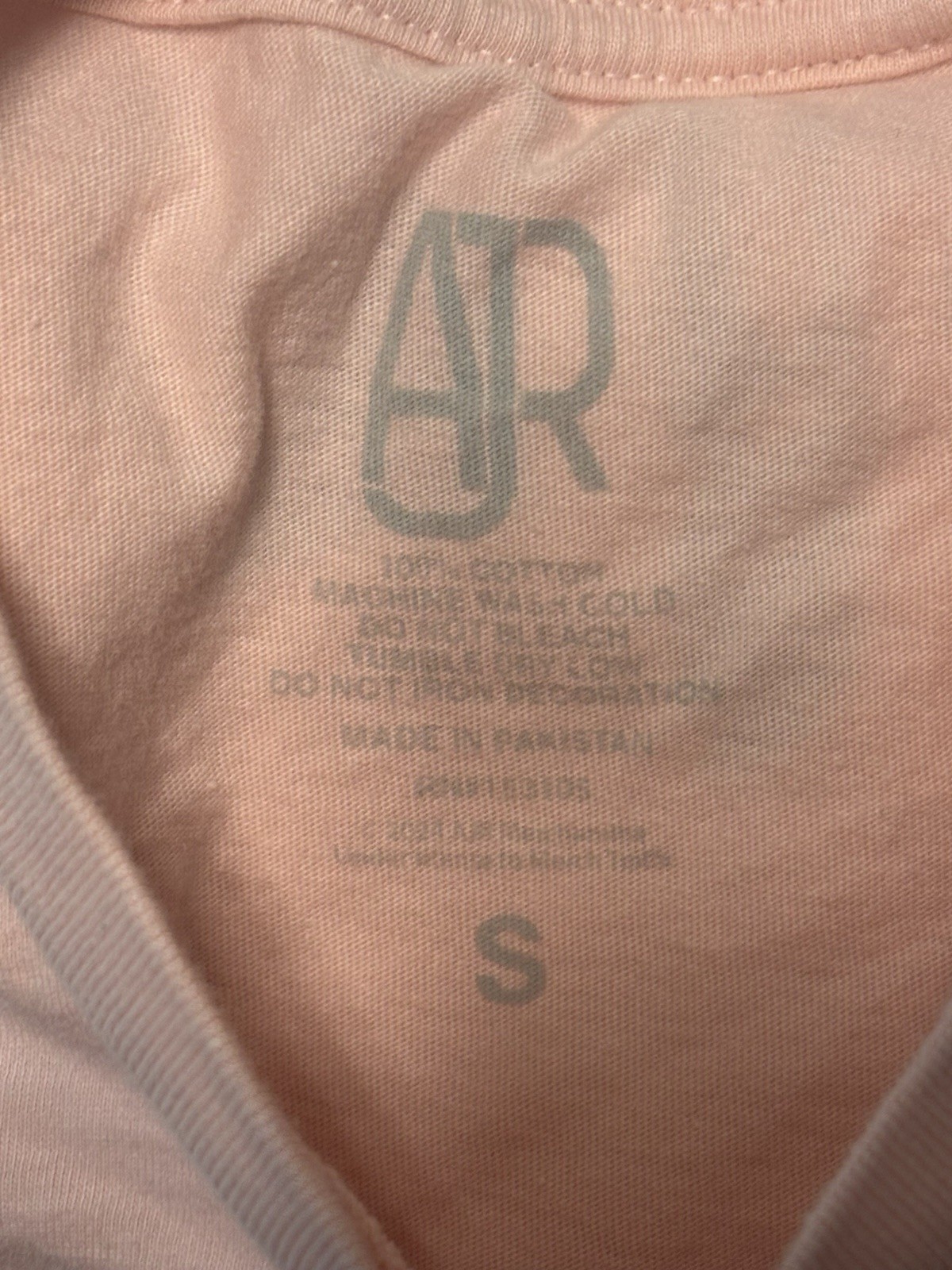 AJR The Maybe Man Tour 2024 Band T Shirt Adult S Concert Merch Graphic Pink Tee