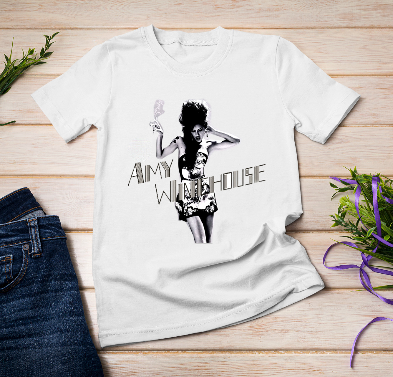 Amy Winehouse 90s Gift For Fan Heavy Cotton White Size S to 4XL