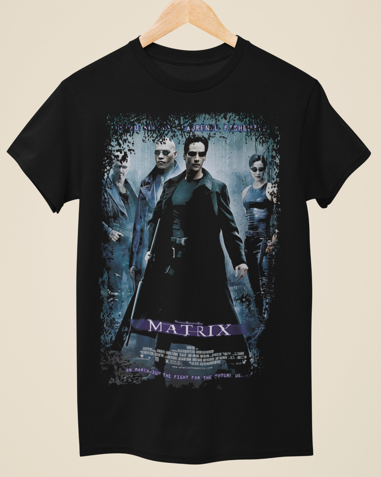 The Matrix – Movie Poster Inspired Unisex Black T-Shirt