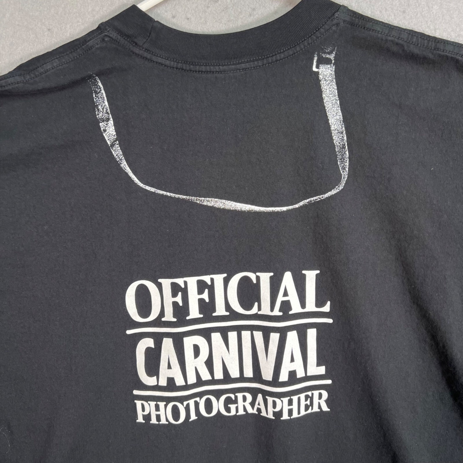 BSTOW Official Carnival Photographer Graphic T-Shirt XXL Black Mens