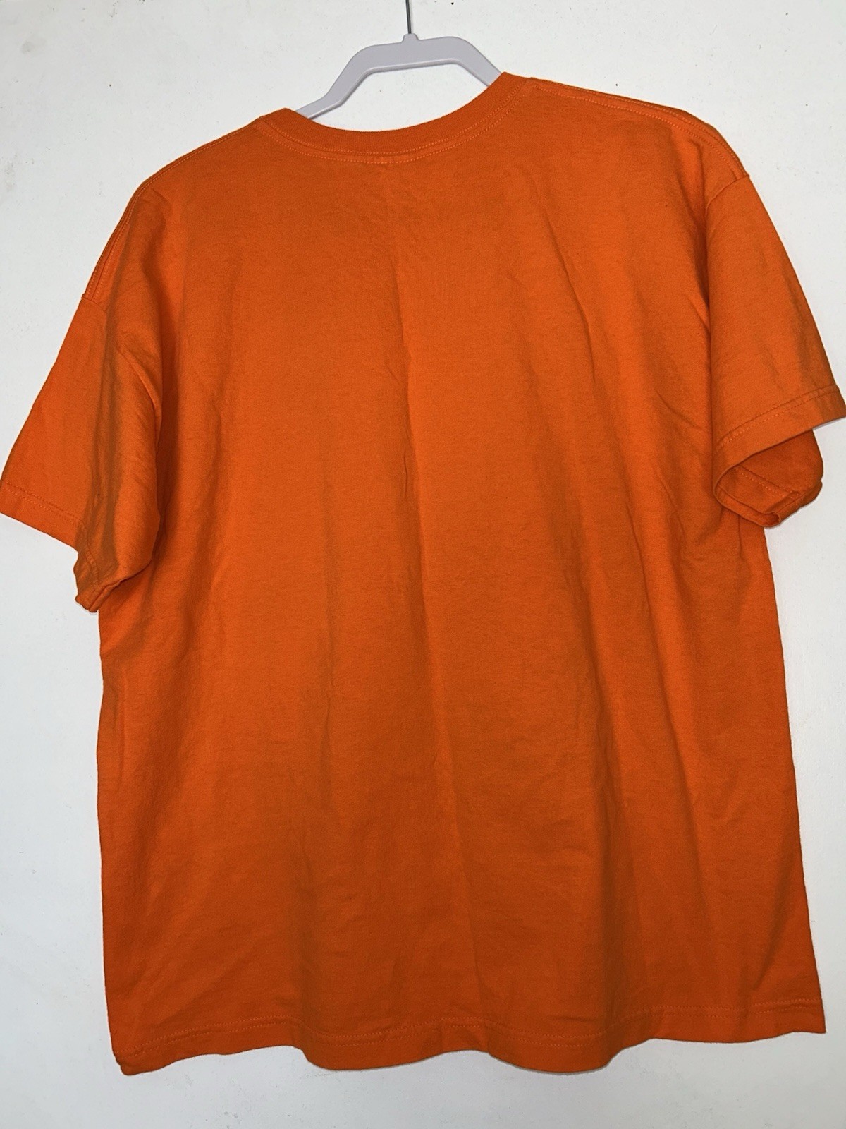Vtg Tee Shirt Size XL Orange Teddy Bear Halloween Cute Print Atlas Top S/s