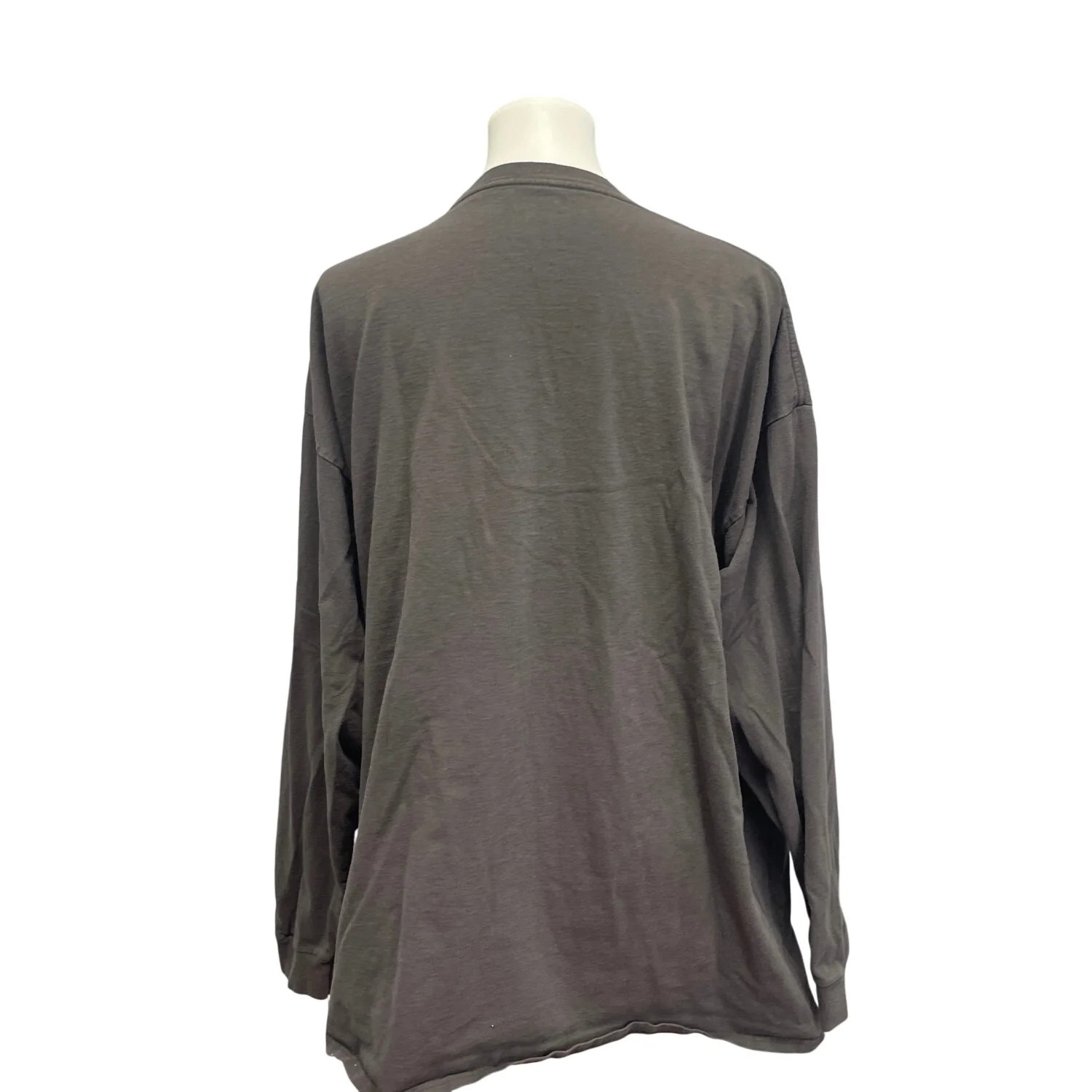 Columbia Mens XXL 100% Cotton Long Sleeve Plaid Buffalo Crew Neck Tee Shirt