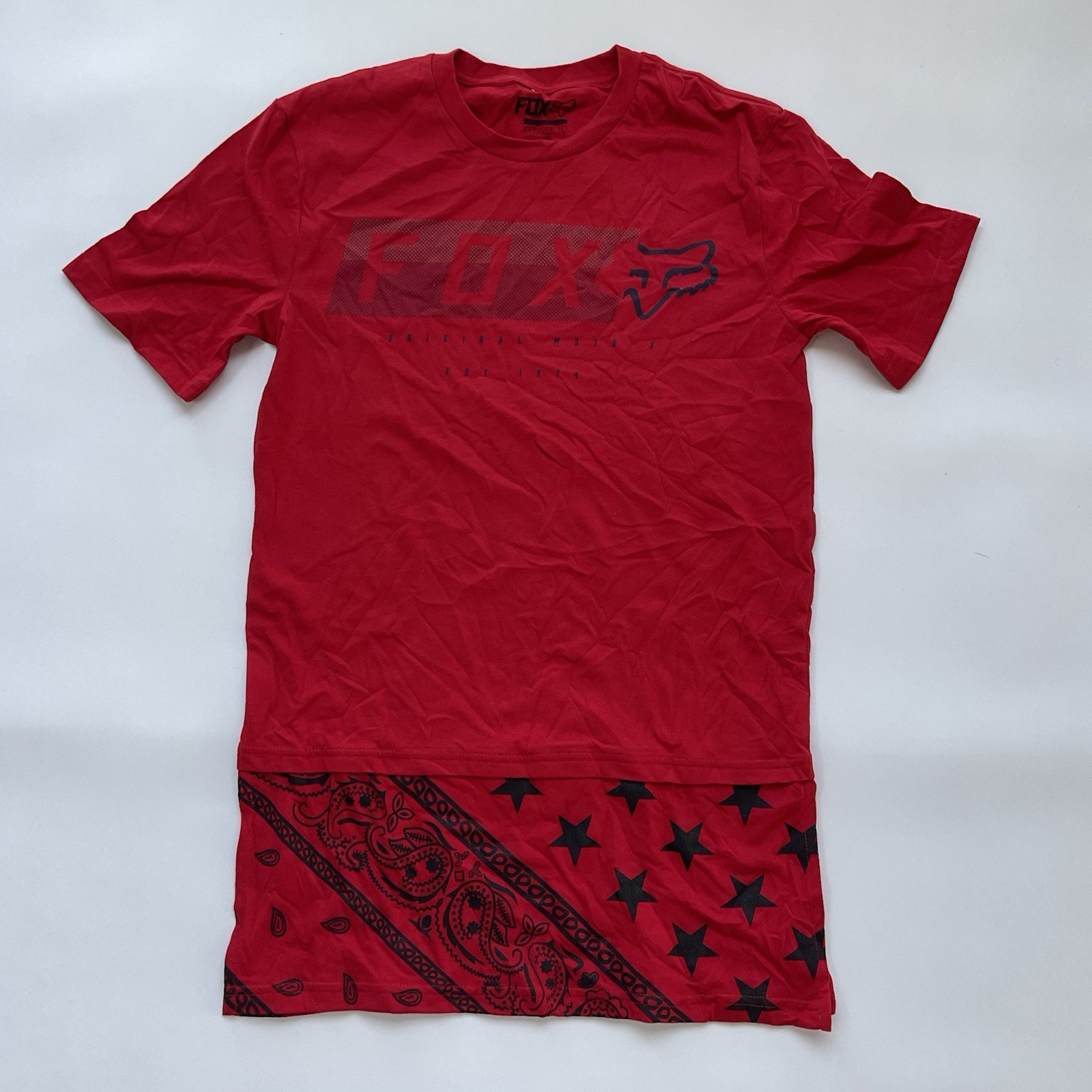 Fox Racing Men’s Lot Of “6” Pcs T-Shirts Short Sleeves In Multicolors Size S