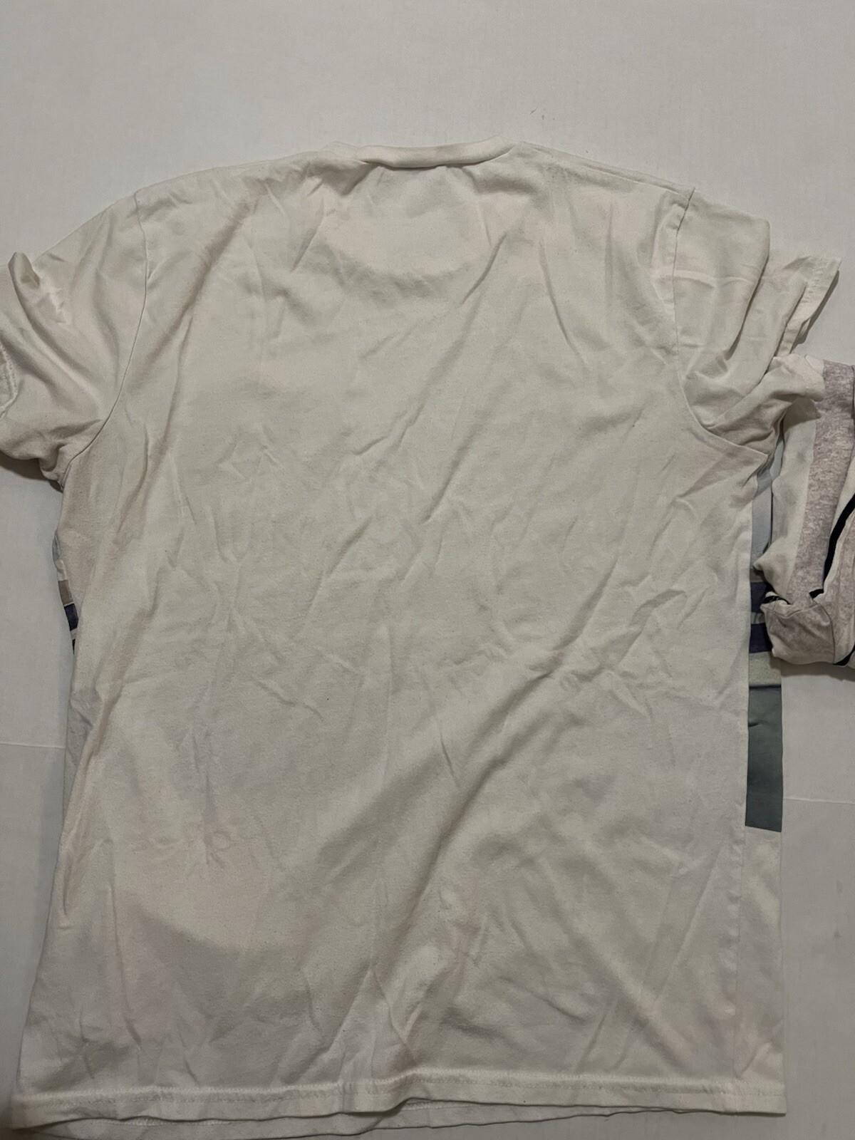(2) LOT Hollister Must Have Collection Shirt Large Colorblock Script Spellout