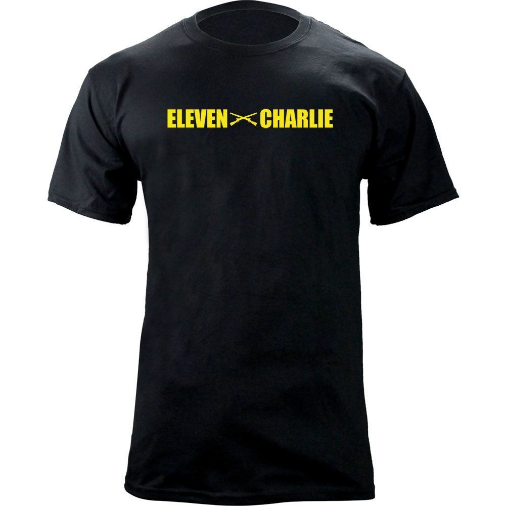 US Army Indirect Fire Infantryman MOS Eleven Charlie 11C Veteran T-Shirt