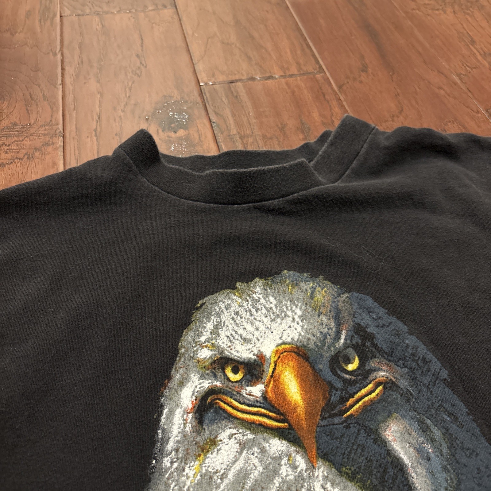 Vintage 1999 Harley Davidson Eagle Have a Nice Davidson T Shirt XXL Black Fade