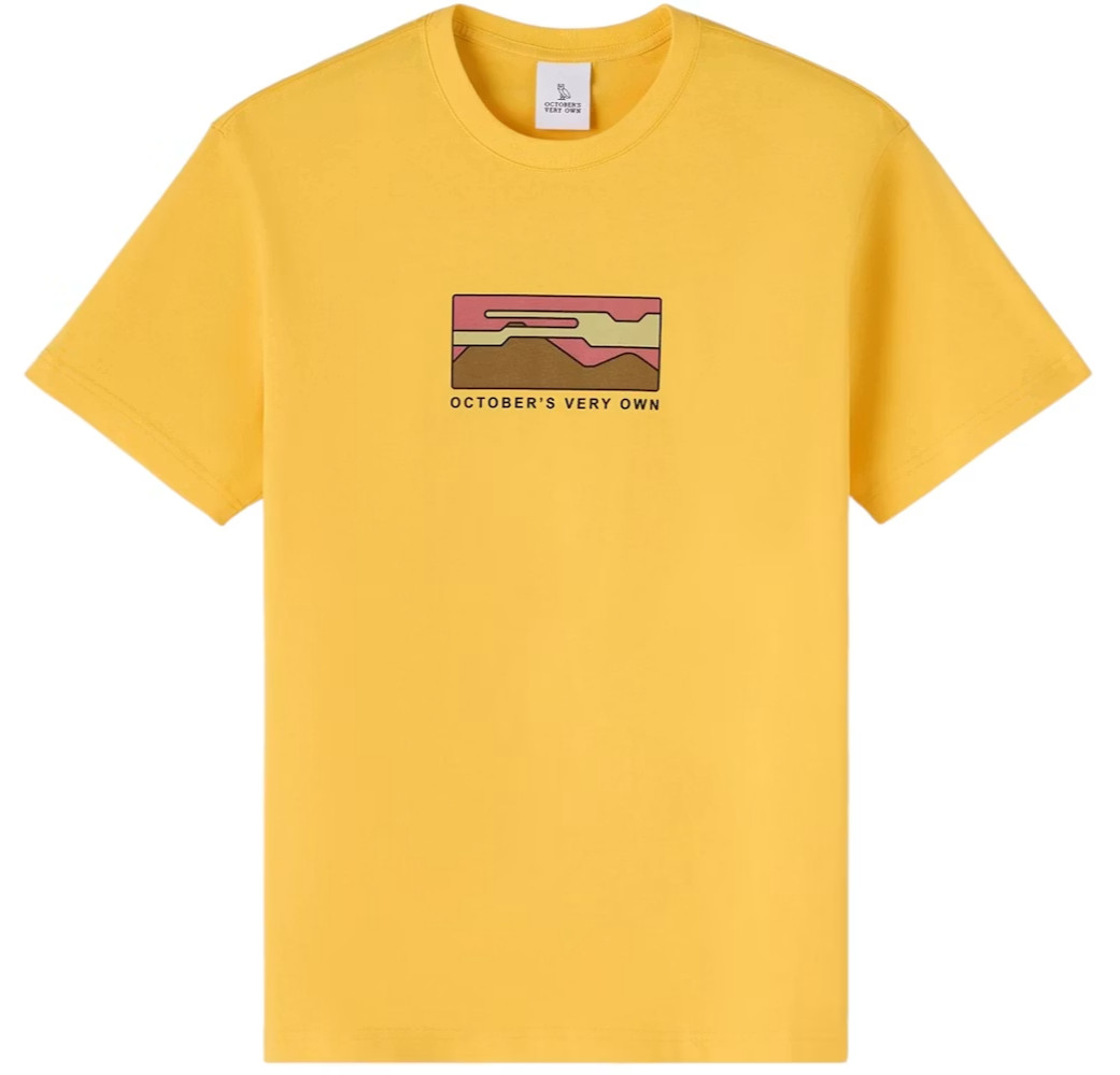OVO Yellow Hiker Logo Tee Shirt – 3XL – New