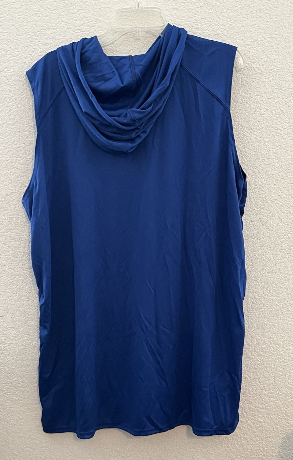 Ever Athlete Men’s Lightweight Hooded Workout/Casual Tank Royal Blue 2XL