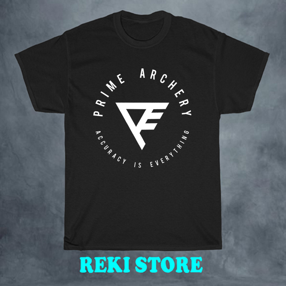 Prime Archery Accuracy Men’s Black T-shirt Size S-5XL