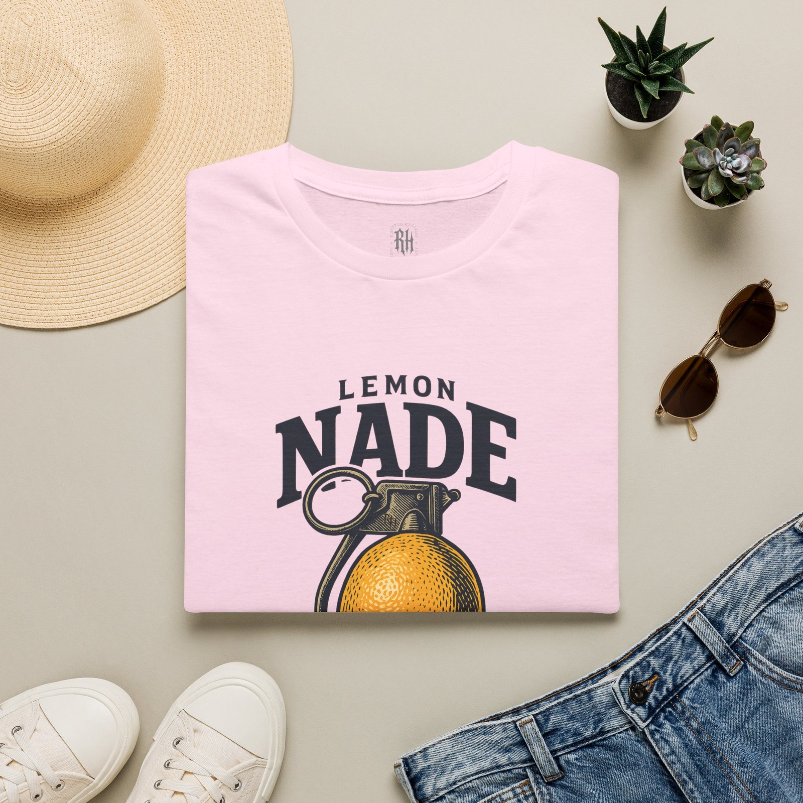 Lemonnade Grenade T-Shirt | Vintage Lemon Grenade Illustration
