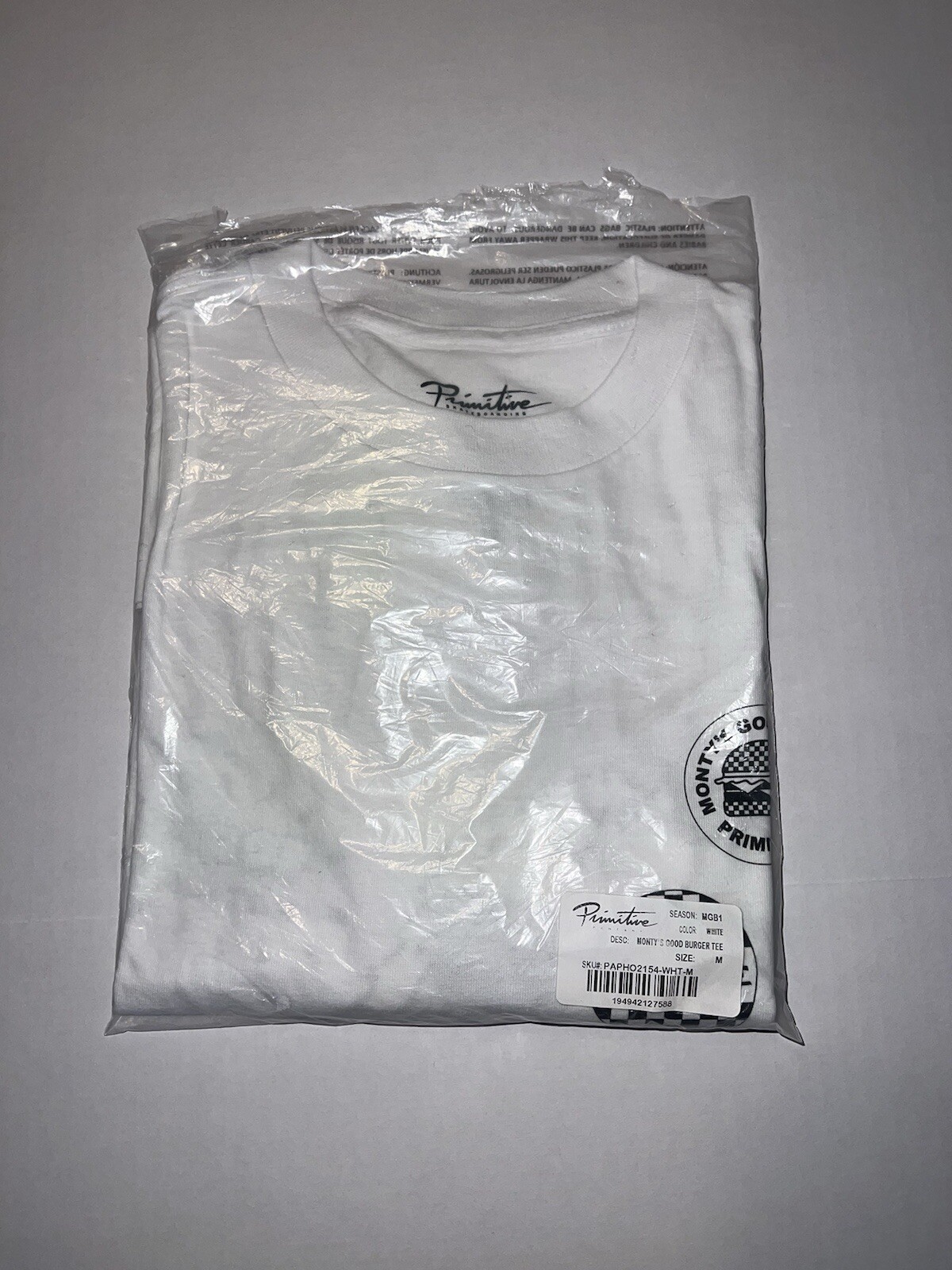 Primitive Monty’s Good Buyer Tshirt Size M Authentic Brand New With Tags