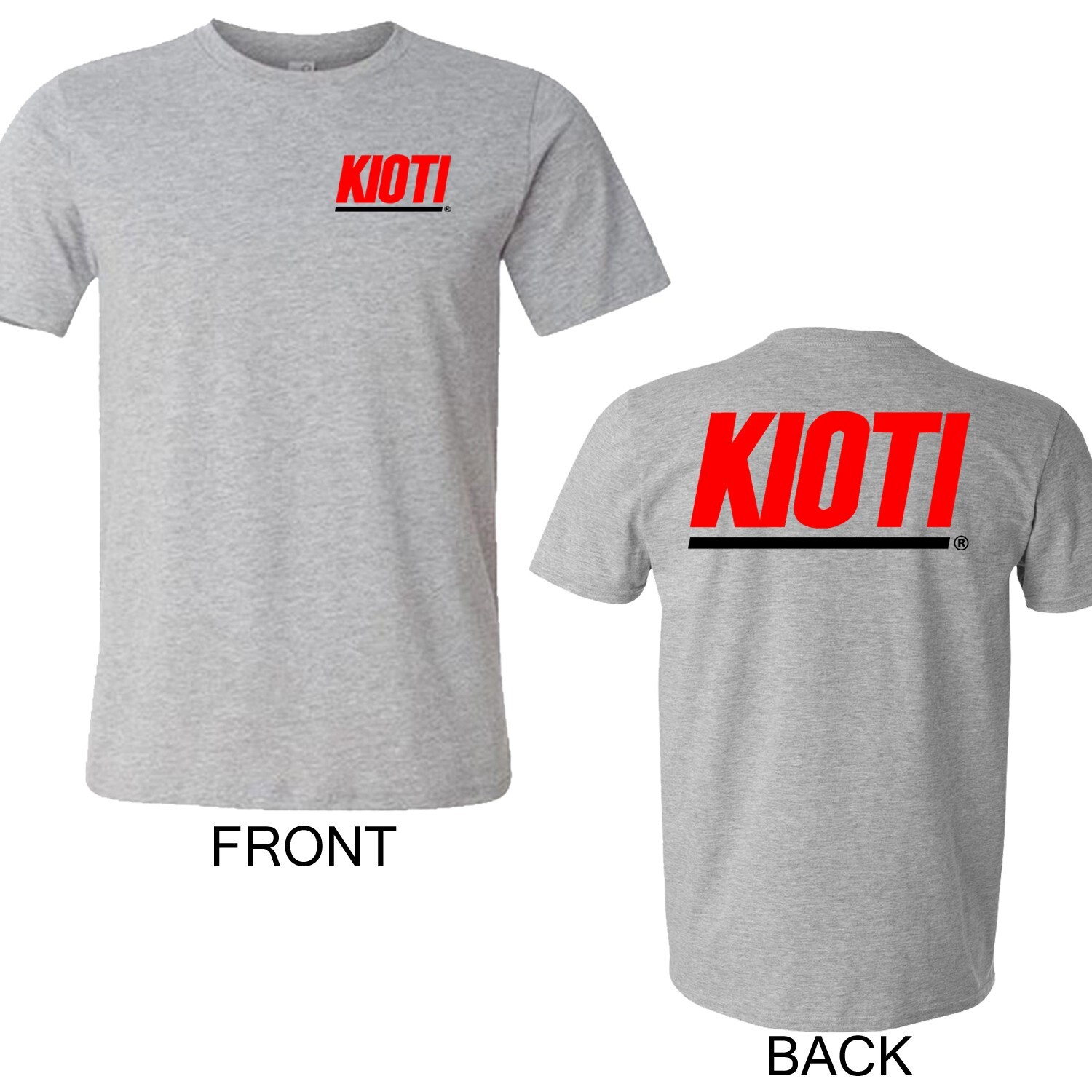 Kioti Tractor Men’s Grey Size S to 5XL