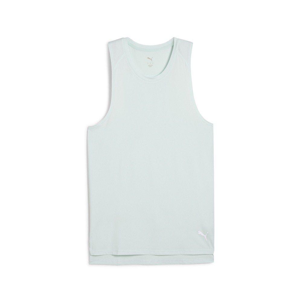 PUMA Run Graphic Mesh Singlet Crew Neck Tank Top Mens Size XXL Casual Athletic