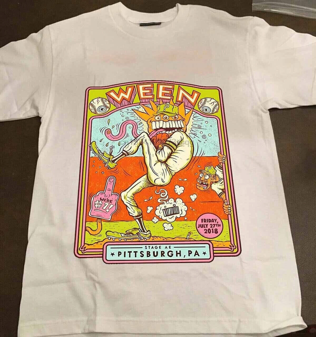 Rare Inspired Ween Tour Vintage 2018 Music Fan White All Size Shirt