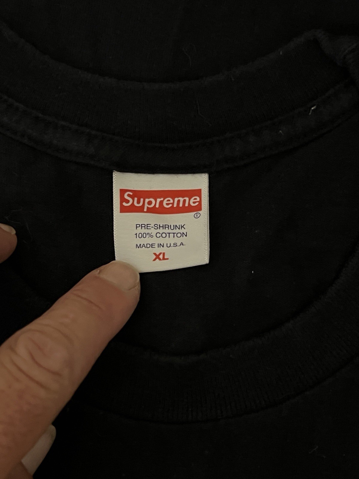 Supreme Rick Rubin Photo Tee Black XL Brand