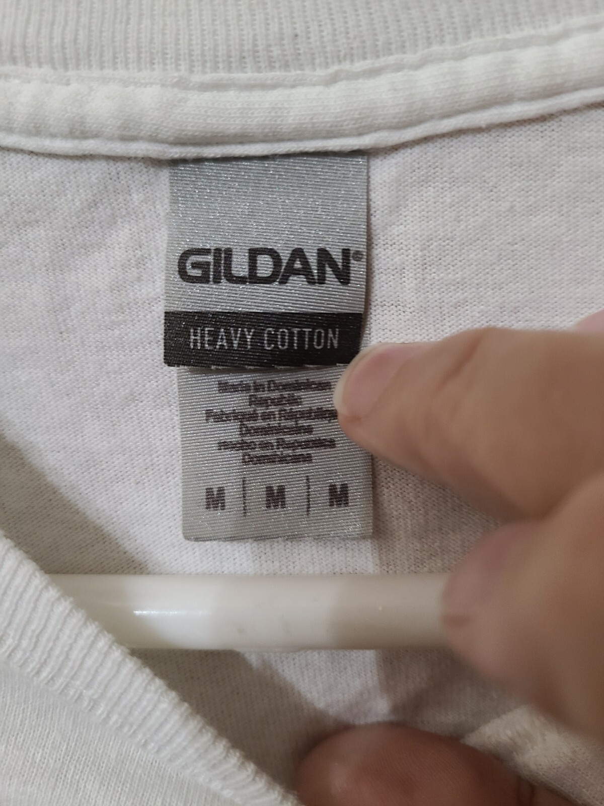 HunnidBreed Gear White Tee Shirt On Gildan Heavy 100% Cotton Label, Medium