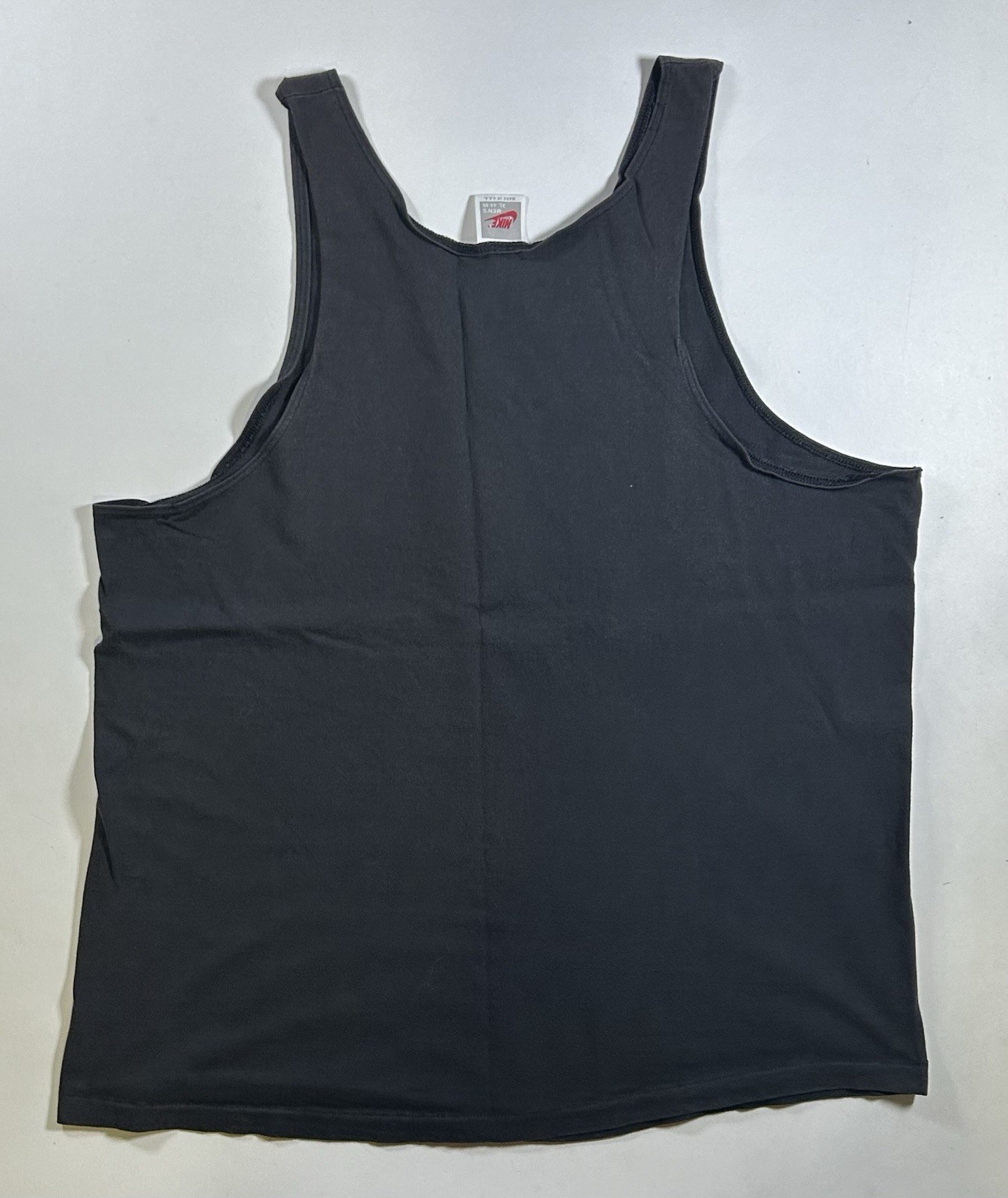 Vintage Nike Tank Top Big Graphic Logo Spell Out Swoosh Size XL Beach 80s 90s