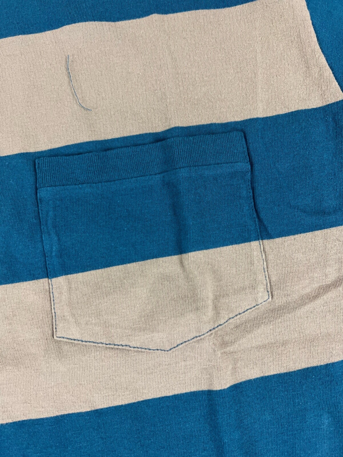 LEVIS VINTAGE CLOTHING LVC 1940’S SPLIT HEM T-SHIRT STRIPE BLUE/GRAY XL NWT
