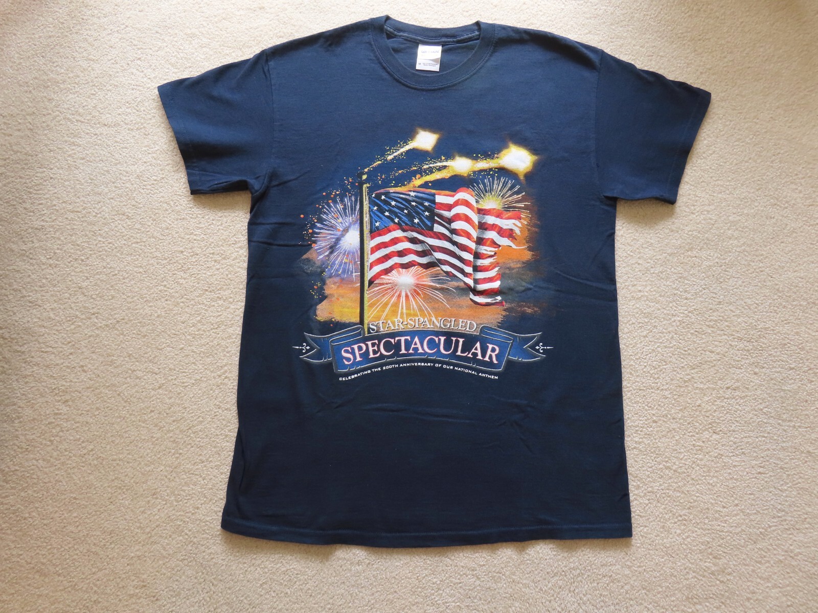 Men’s Gildan Star Spangled Spectacular Short Sleeve T-Shirt – Size Medium