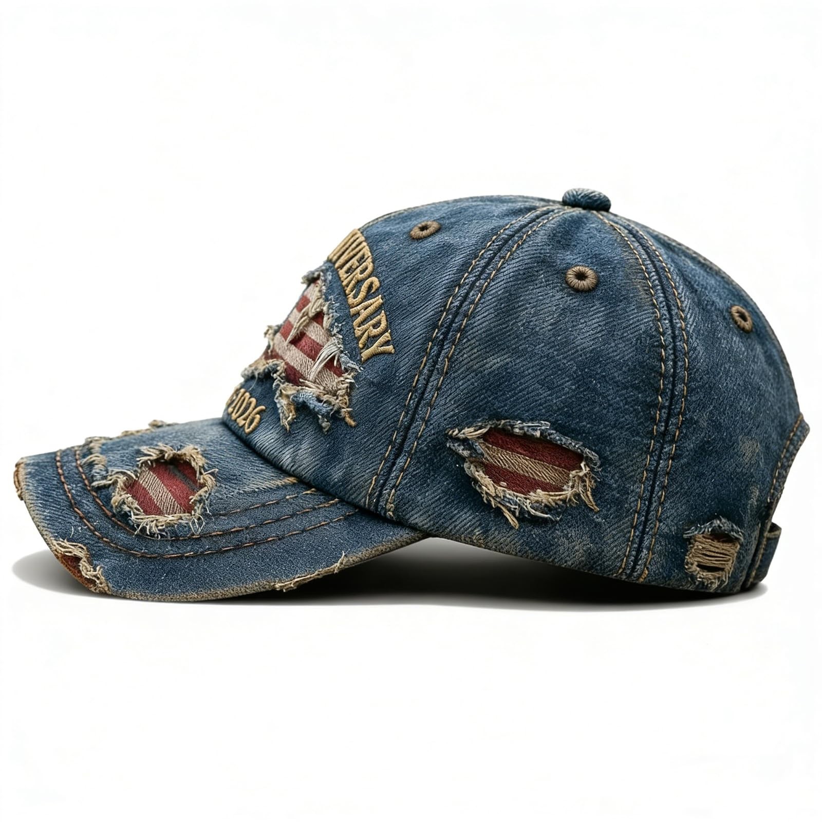 250 Anniversary USA Hat Adjustable Embroidered 250th Anniversary Patriotic Re…