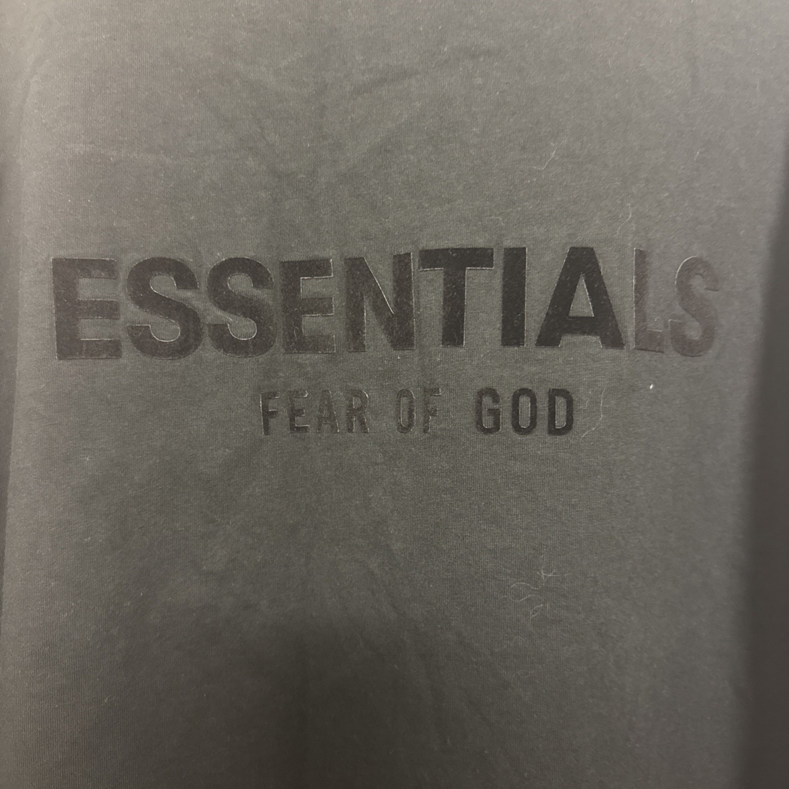 Fear of God ESSENTIALS Stretch Limo Long Sleeve Logo T-Shirt Size Large