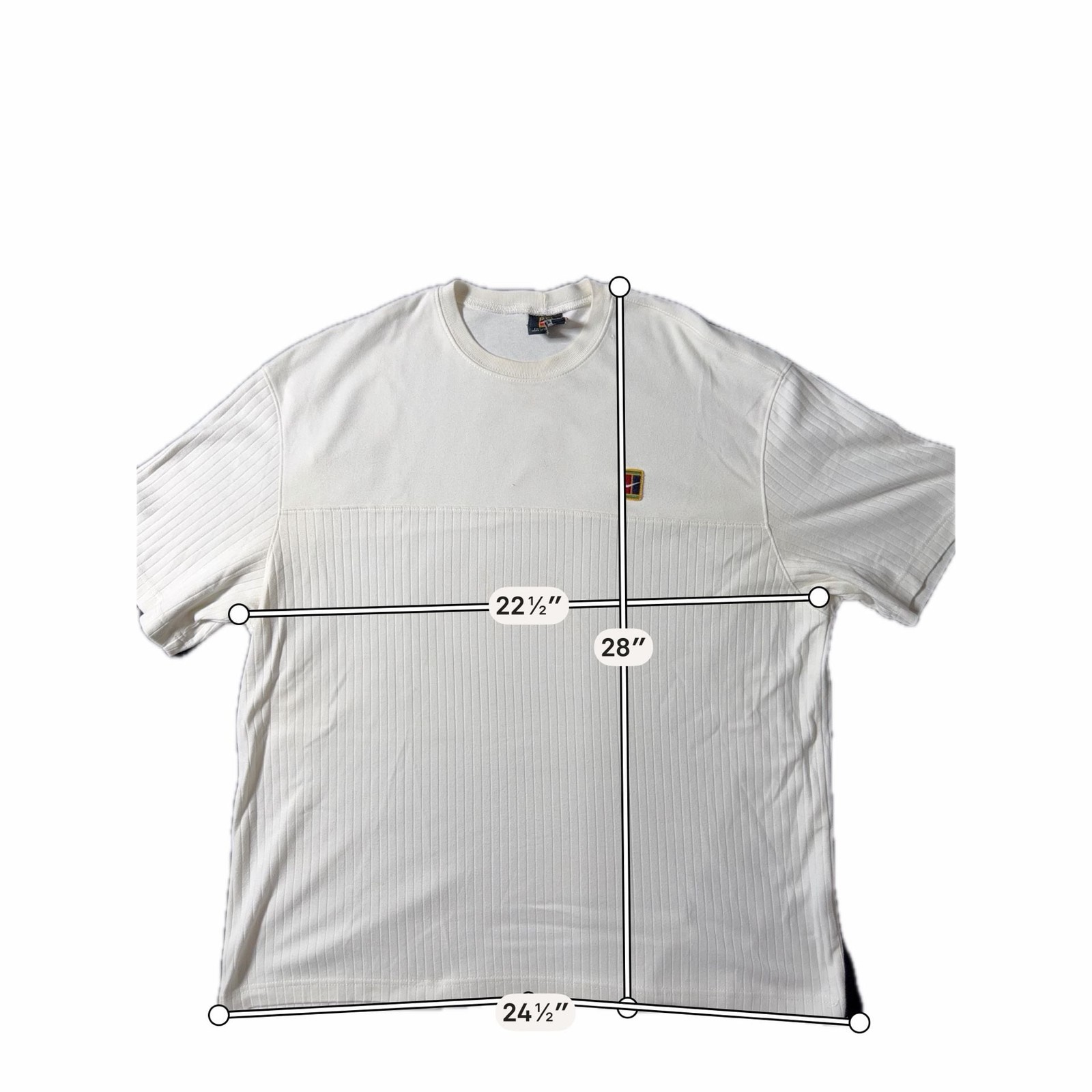 NikeCourt Heritage Ribbed Panel Tennis T-Shirt