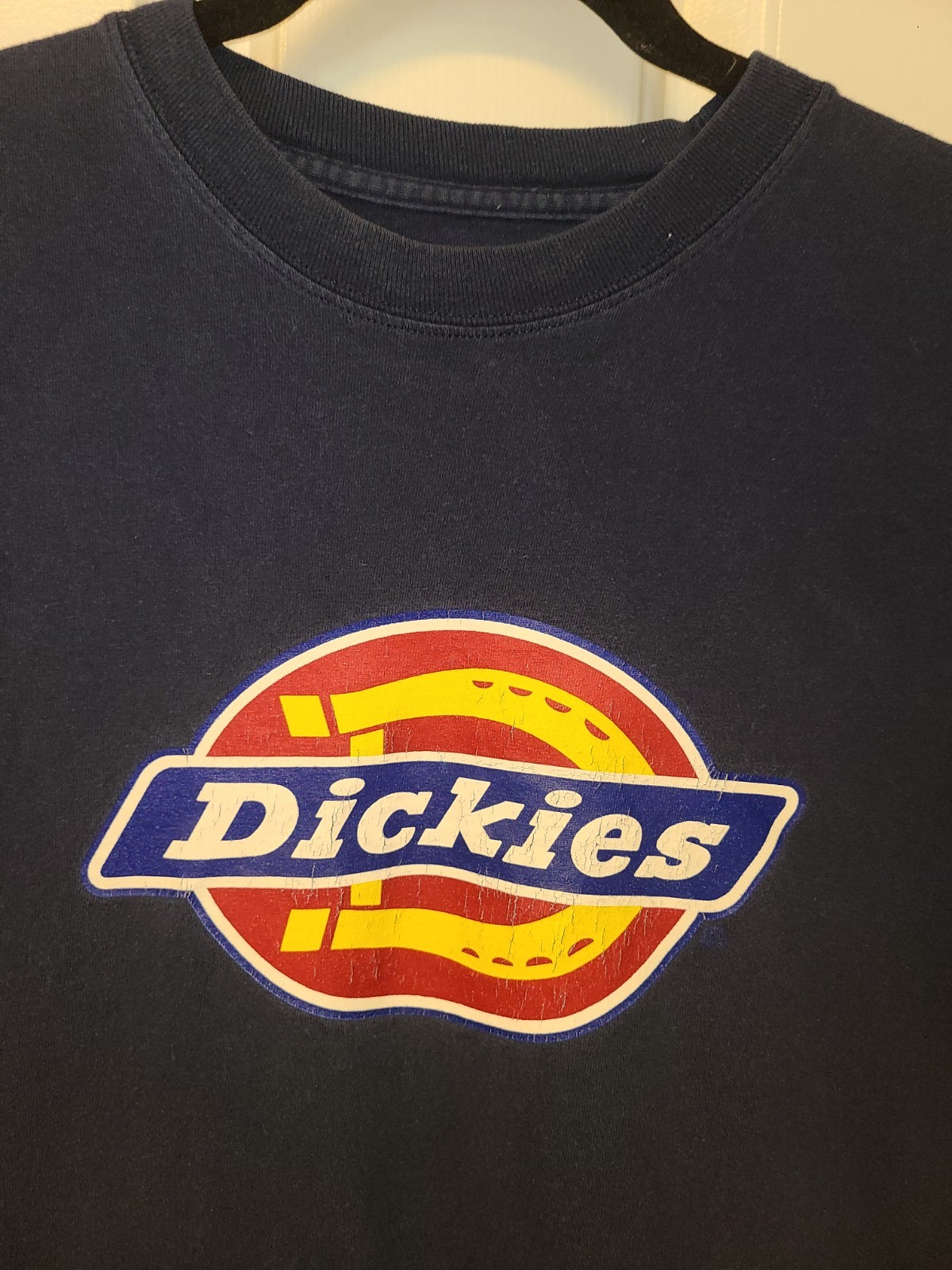Dickies Mens T-Shirt Logo Graphic Tee T Shirts Navy shirt men’s work