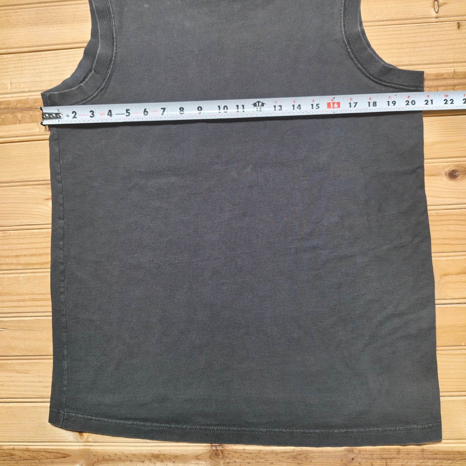 Vintage 90s Blues Express Minimalist Single Stitch Pocket Muscle Shirt USA Large