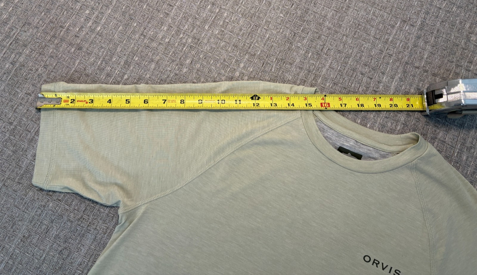 Orvis Men’s DriCast™ Crewneck T-Shirt Size Small Celadon